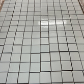 10x10 cm Terracotta RAL 9016 White Handmade Decor