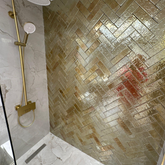 6.5x21x5 cm Terracotta Platinum Handmade Decor