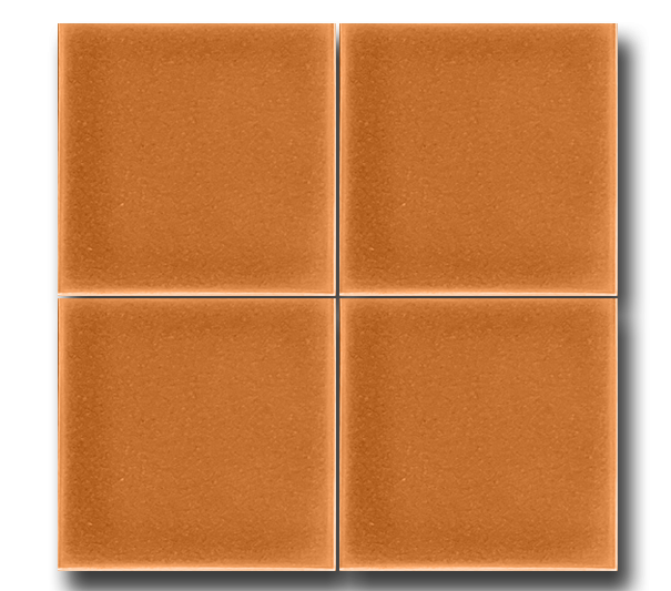 13x13 Plain Glossy Cinnamon Cracked Glaze Handmade Ceramic
