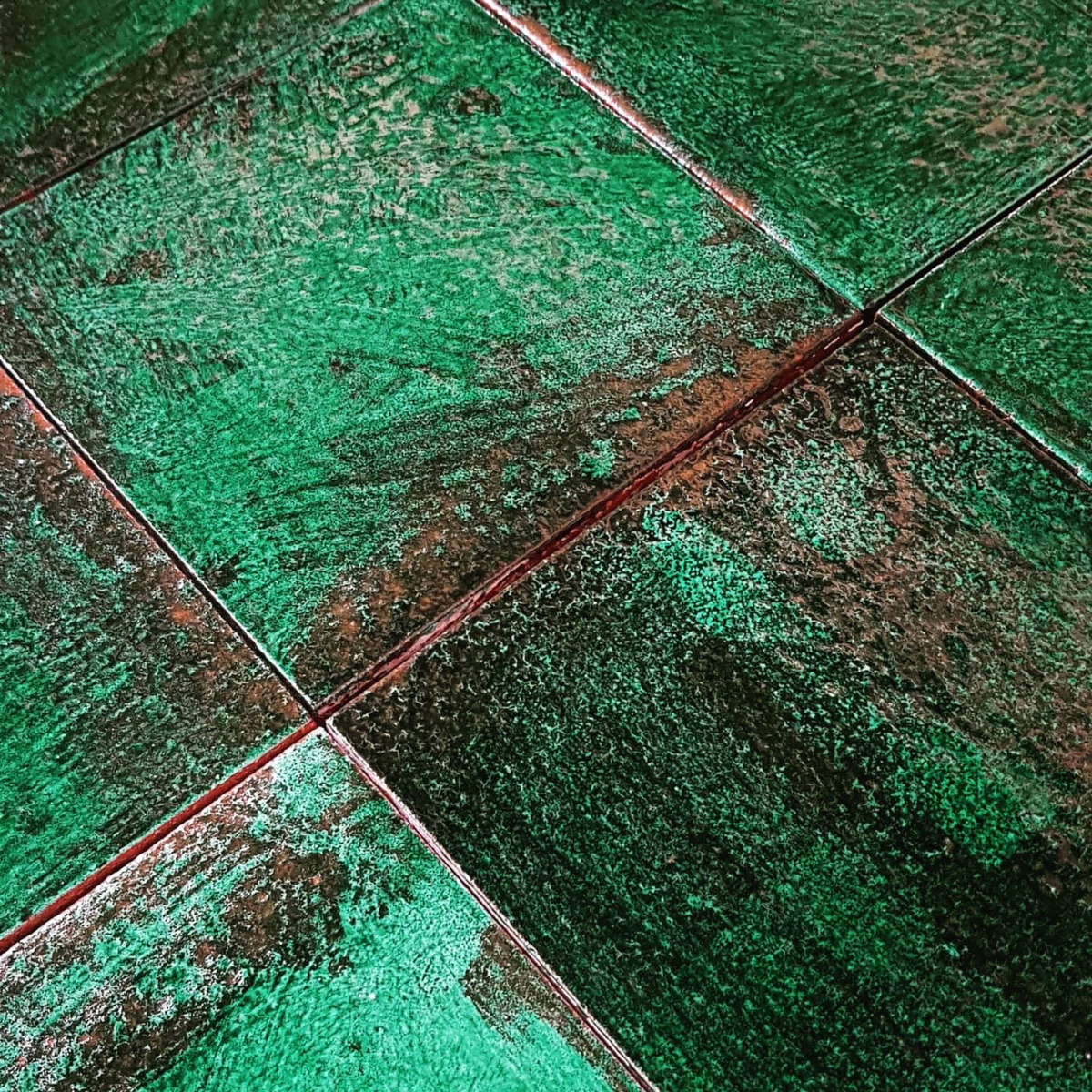 20x20 Cm Terracotta Moss Handmade Decor