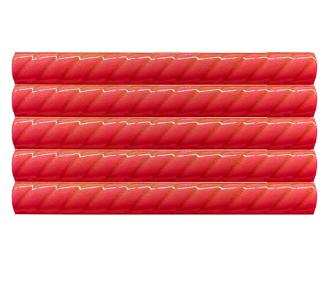 5x40 Pencil Örgü Kırmızı Çatlak Sır El Yapımı Seramik