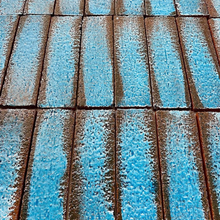 6.5x21x5 cm Terracotta Iceberg El Yapımı Dekor