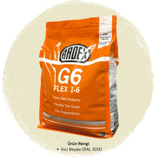 Ardex G6 Flex 1-6 Fleks Derz Dolgusu RAL 1013 İnci Beyazı 5 kg