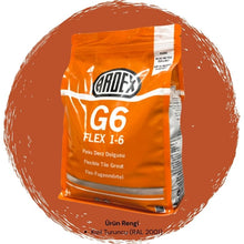 Ardex G6 Flex 1-6 Fleks Derz Dolgusu RAL 2001 Kırmızı Turuncu 5 kg