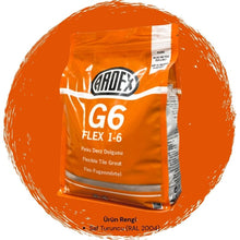 Ardex G6 Flex 1-6 Fleks Derz Dolgusu RAL 2004 Saf Turuncu 5 kg