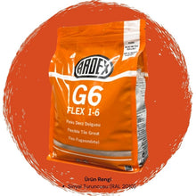 Ardex G6 Flex 1-6 Fleks Derz Dolgusu RAL 2010 Sinyal Turuncusu 5 kg